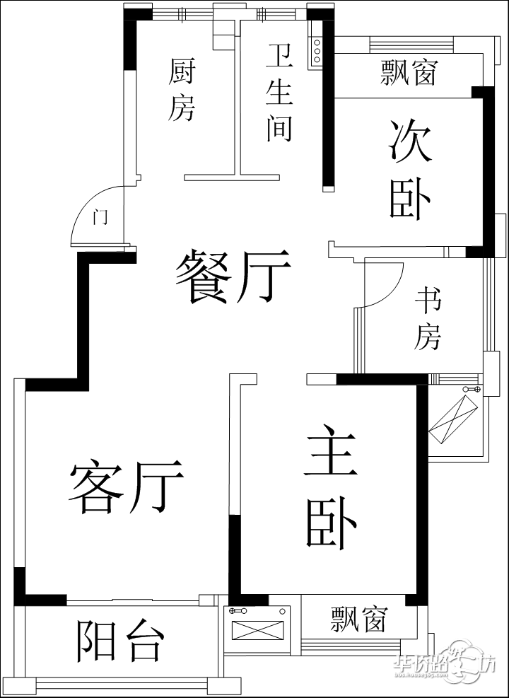 44栋户型图,楼层示意图visio版