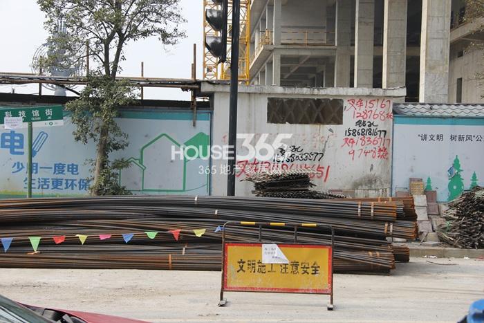 2015年3月杭州印项目施工现场