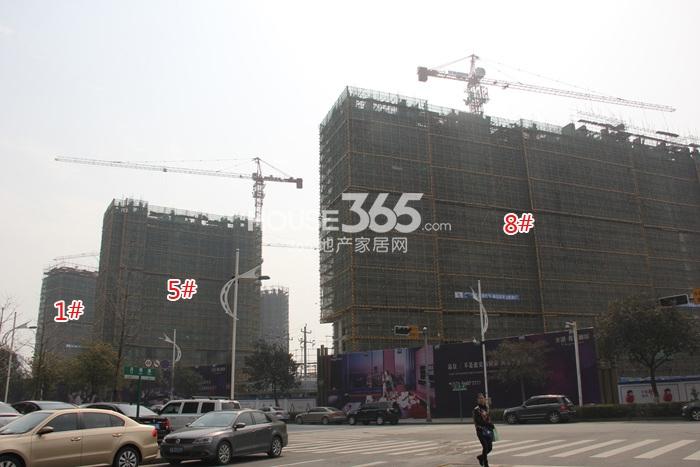 2015年3月底龙湖春江郦城项目实景--1、5、8号楼