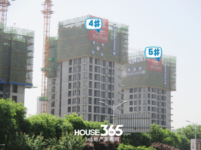 莱安城4、5#楼施工进度（2015.5.13）