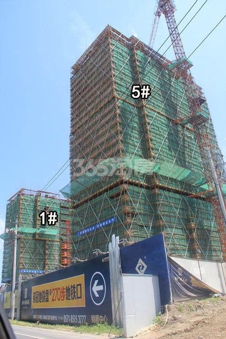 首开国风美域1、5号楼施工进程图（2015.7）