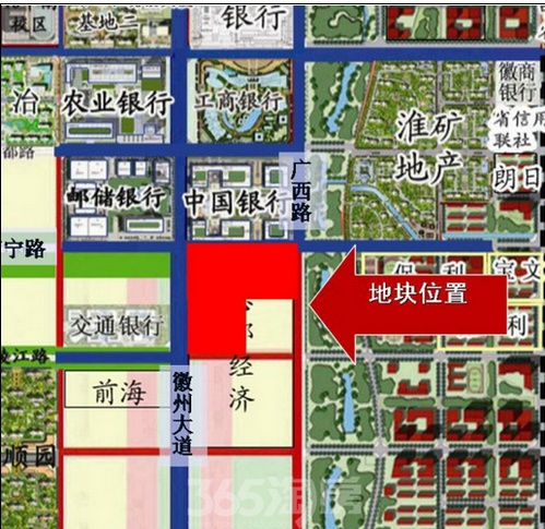 中信银行滨湖BH2015-03号地块交通图