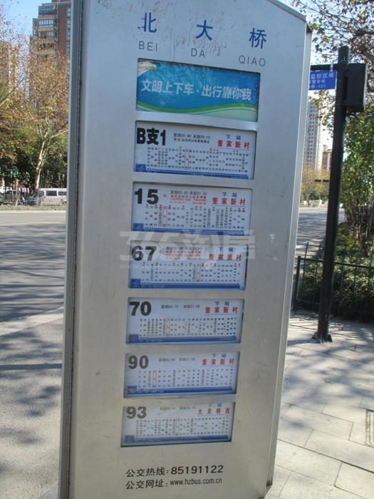 2015年12月大悦城中粮天悦项目周边公交站